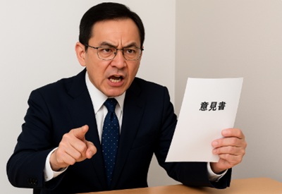 不許可意見書
