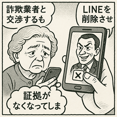 LINEを削除